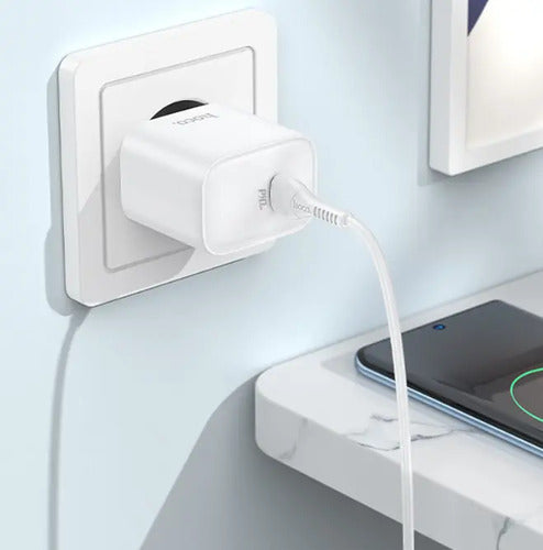 Cargador Hoco DC67 20W con cable USB-C – foto 9