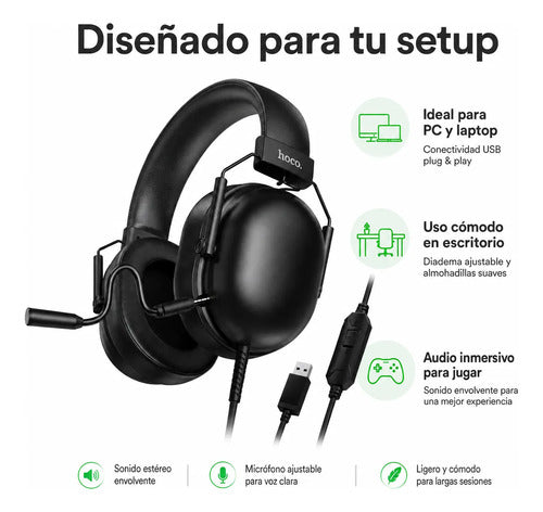 Audífonos gamer Hoco W113 – foto 6