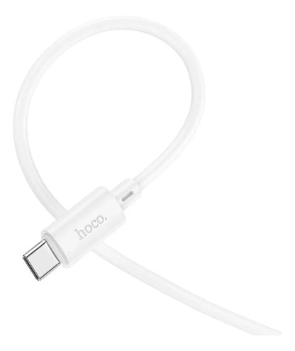Cable Hoco X88 Blanco Carga Rápida – USB-C a USB-C 60W · 2 m – foto 2