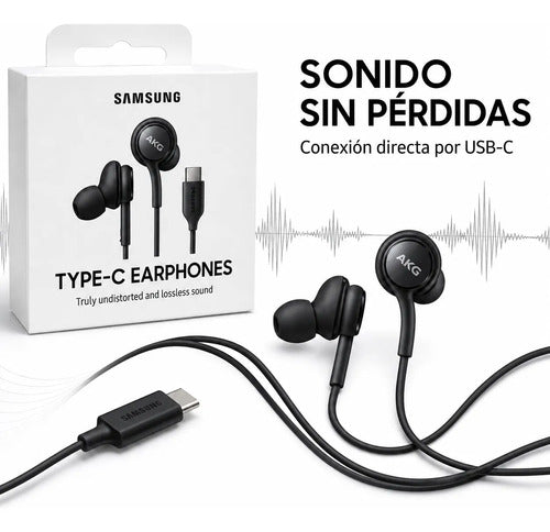 Audífonos Samsung AKG USB-C EO-IC100 Originales – Negro – foto 6