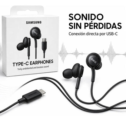 Audífonos Samsung AKG USB-C EO-IC100 Originales – Negro – foto 6
