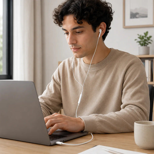 Audífonos Apple EarPods USB-C Originales con Micrófono – foto 9
