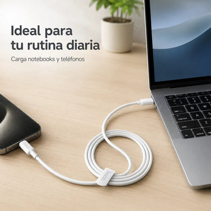 Cable Hoco X51 USB-C a USB-C 100W – 2 m – foto 9