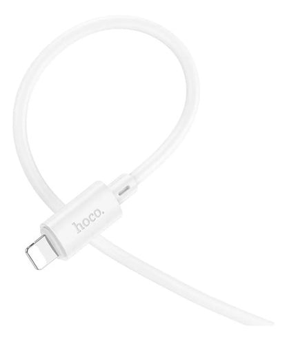 Cable Hoco X88 Blanco Carga Rápida – USB-C a Lightning · 2 m – foto 2