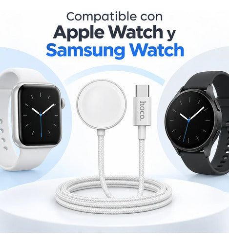 Cargador Hoco CW59 para Apple Watch y Samsung Watch – foto 6