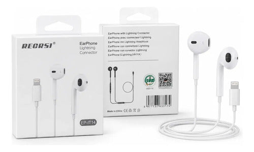 Audífonos Recrsi tipo EarPods Lightning – foto 4