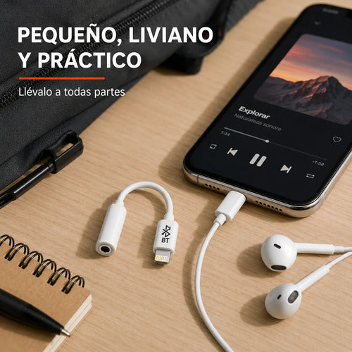 Adaptador Moxom MX-AX17 Lightning a Jack 3,5 mm – foto 10