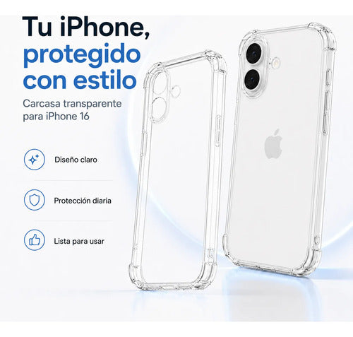 Carcasa transparente antigolpes para iPhone – foto 7