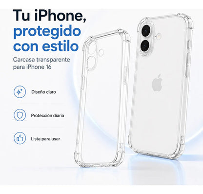 Carcasa transparente antigolpes para iPhone – foto 7