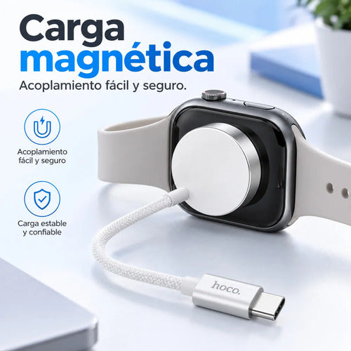 Cargador Hoco CW59 para Apple Watch y Samsung Watch – foto 5