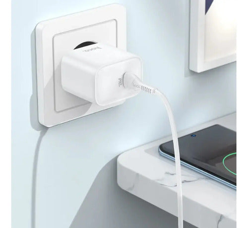Cargador Hoco DC67 20W con cable USB-C – foto 5