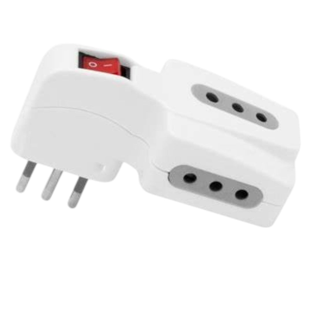 Adaptador Macrotel 3 Tomas C/Switch