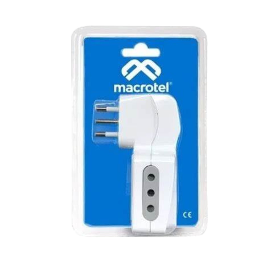 Adaptador Macrotel 3 Tomas C/Switch