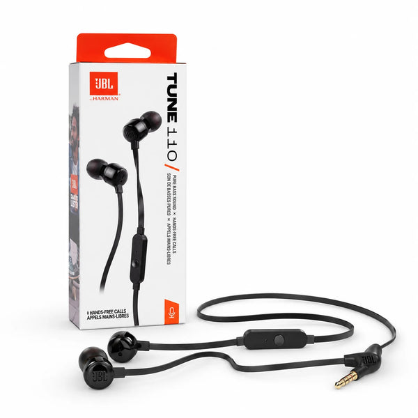 Audífonos JBL Tune 110 con Micrófono y Jack 3.5 mm
