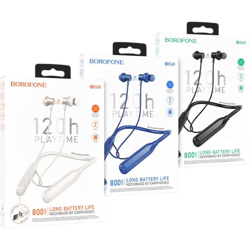 Audífonos Borofone BE68 Inalámbricos Bluetooth Banda Cuello