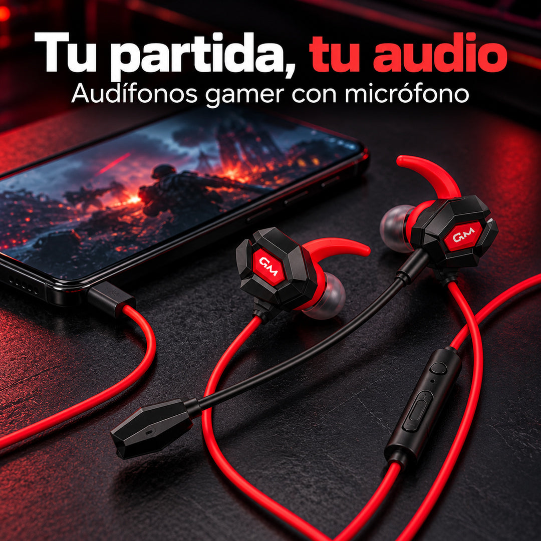 Audífonos gamer Moxom MX-EP110 USB-C - Gaming