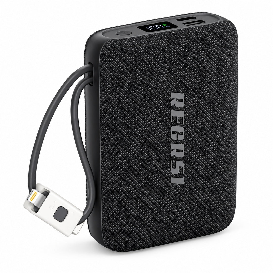 Power Bank Recrsi RE-PBG225 20.000 mAh 22,5W con Cables USB-C y Lightning – foto 1