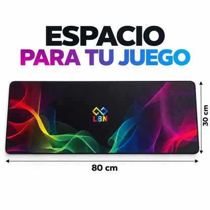 Mouse Pad Gamer LBN 80x30 cm Extendido Multicolor – foto 3