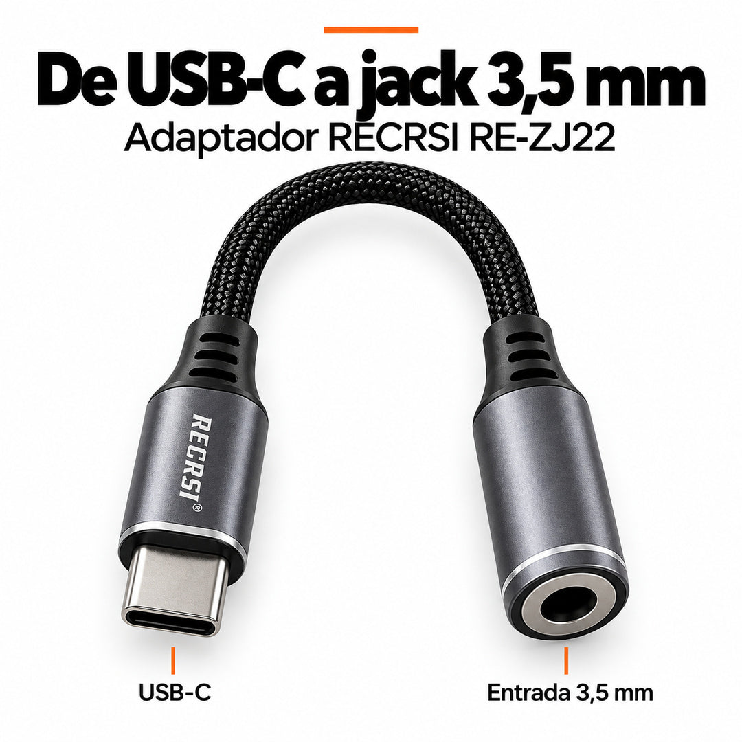 Audífonos JBL Tune 110 + Adaptador Recrsi RE-ZJ22 – foto 6
