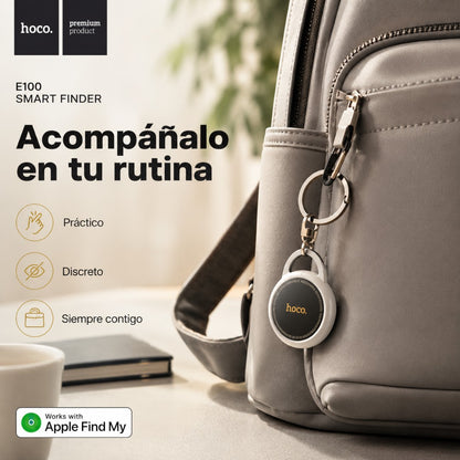Localizador Hoco E100 Compatible con Apple Find My – Negro – foto 9