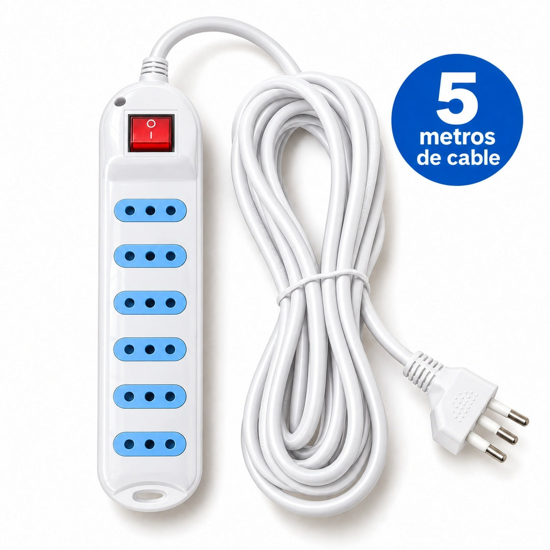Extensión Philco XT-30 blanca cable 5 metros