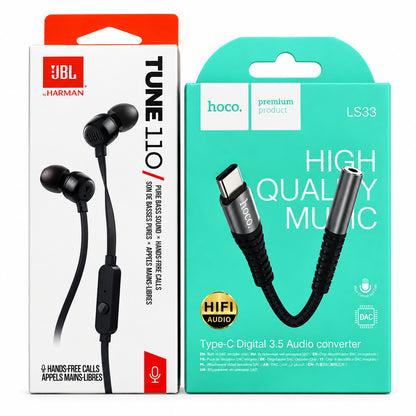 JBL Tune 110 + Hoco LS33 – foto 2