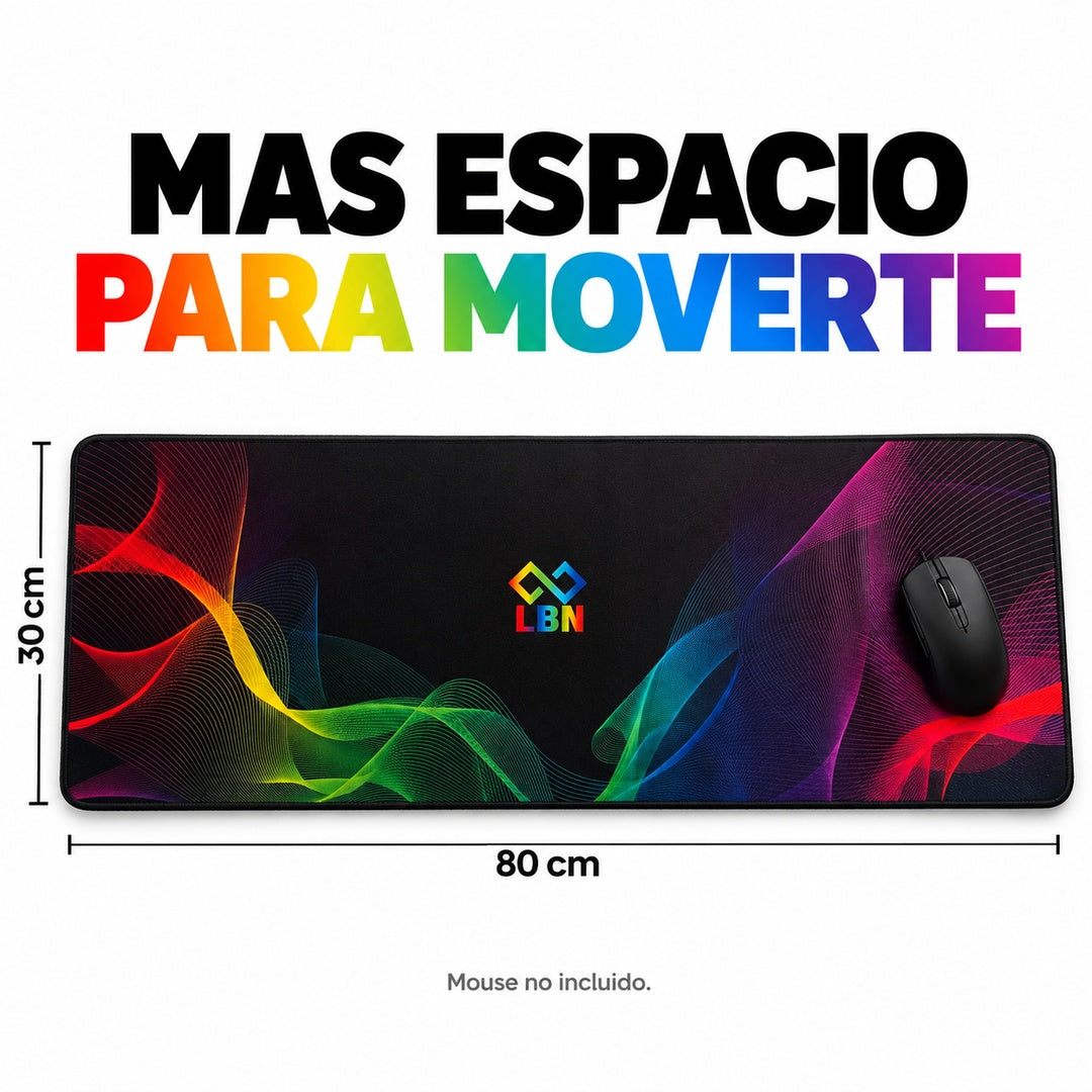 Mouse Pad Gamer LBN 80x30 cm Extendido Multicolor – foto 7