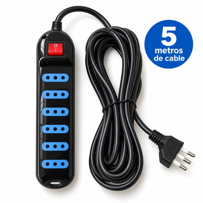 Extensión Philco XT-30 negra cable 5 metros