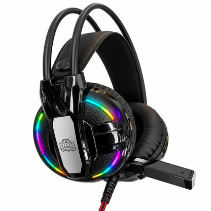Audífonos Gamer DGX Executioner RGB con Micrófono y Adaptador – foto 1
