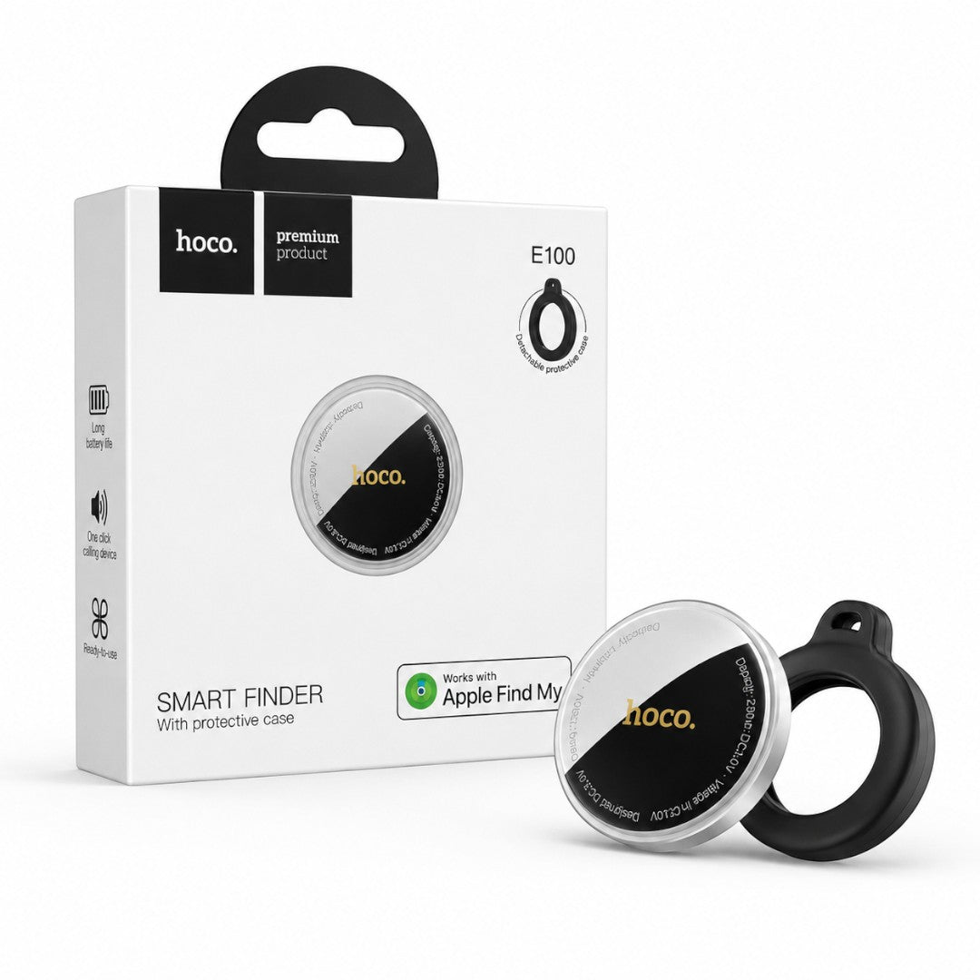 Localizador Hoco E100 Compatible con Apple Find My – Negro – foto 2
