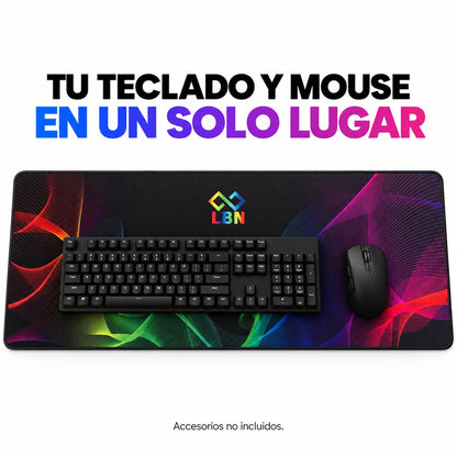 Mouse Pad Gamer LBN 80x30 cm Extendido Multicolor – foto 4