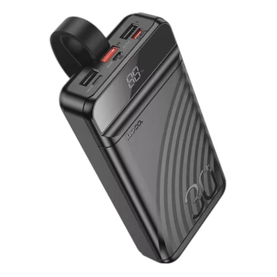 Power Bank Bateria Externa Hoco J123B 30000 mAh Carga Rapida