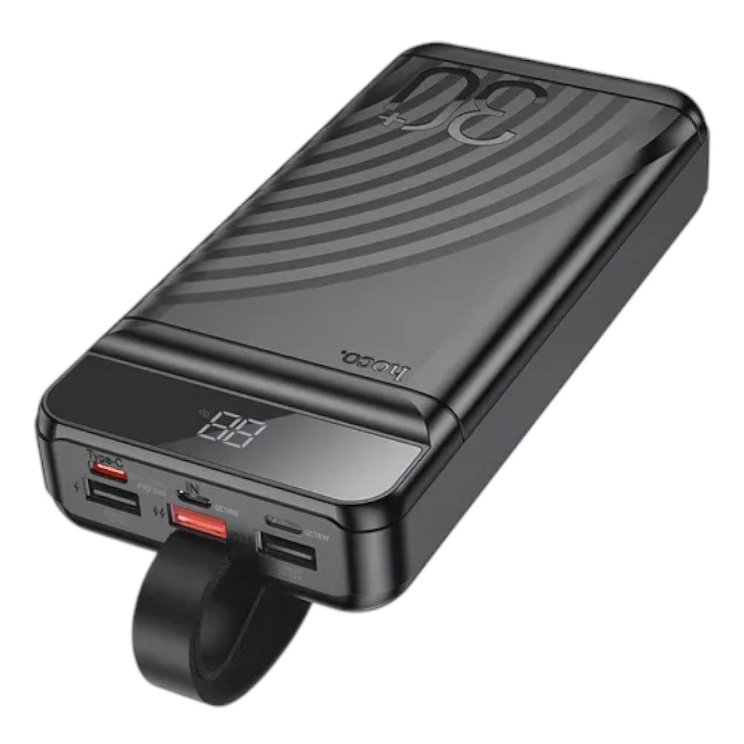 Power Bank Bateria Externa Hoco J123B 30000 mAh Carga Rapida