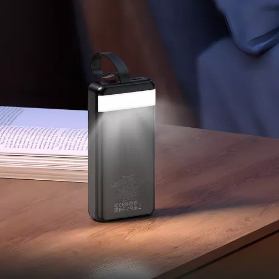 Power Bank Bateria Externa Hoco J123B 30000 mAh Carga Rapida